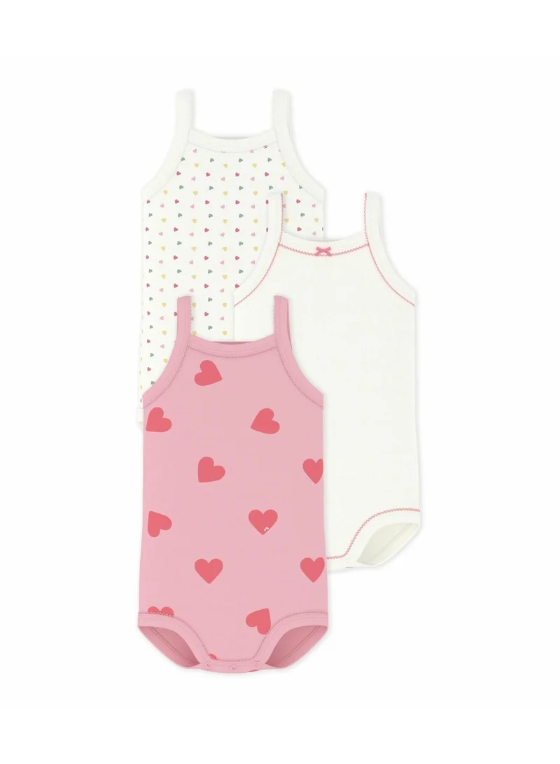 بيتي باتو Pack of babies' strappy cotton bodies